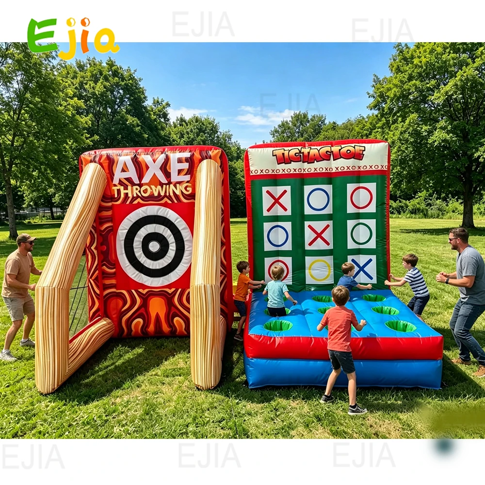 2 in 1 Inflatable Combo Axe Throwing Target & Tic Tac Toe Game Carnival Party Game For Adult Kids Backyard Fun
2 in 1 Inflatable Combo Axe Throwing Target & Tic Tac Toe Game Carnival Party Game For Adult Kids Backyard Fun