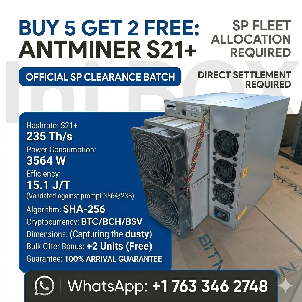 SP | BUY 5 GET 2 FREE | ACTIVATE S21+ FLEET UPGRADE | BYPASS RETAIL FEES | ZERO RISK | SP GLOBAL
SP | BUY 5 GET 2 FREE | ACTIVATE S21+ FLEET UPGRADE | BYPASS RETAIL FEES | ZERO RISK | SP GLOBAL