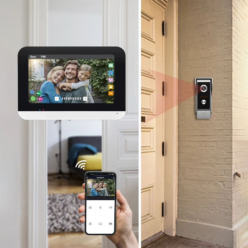 1080P цифровой HD Wi-Fi видеодомофон дверной звонок мобильный пульт дистанционного управления обнаружение движения граффити умный дверной звонок водонепроницаемый 1024*600
1080P цифровой HD Wi-Fi видеодомофон дверной звонок мобильный пульт дистанционного управления обнаружение движения граффити умный дверной звонок водонепроницаемый 1024*600