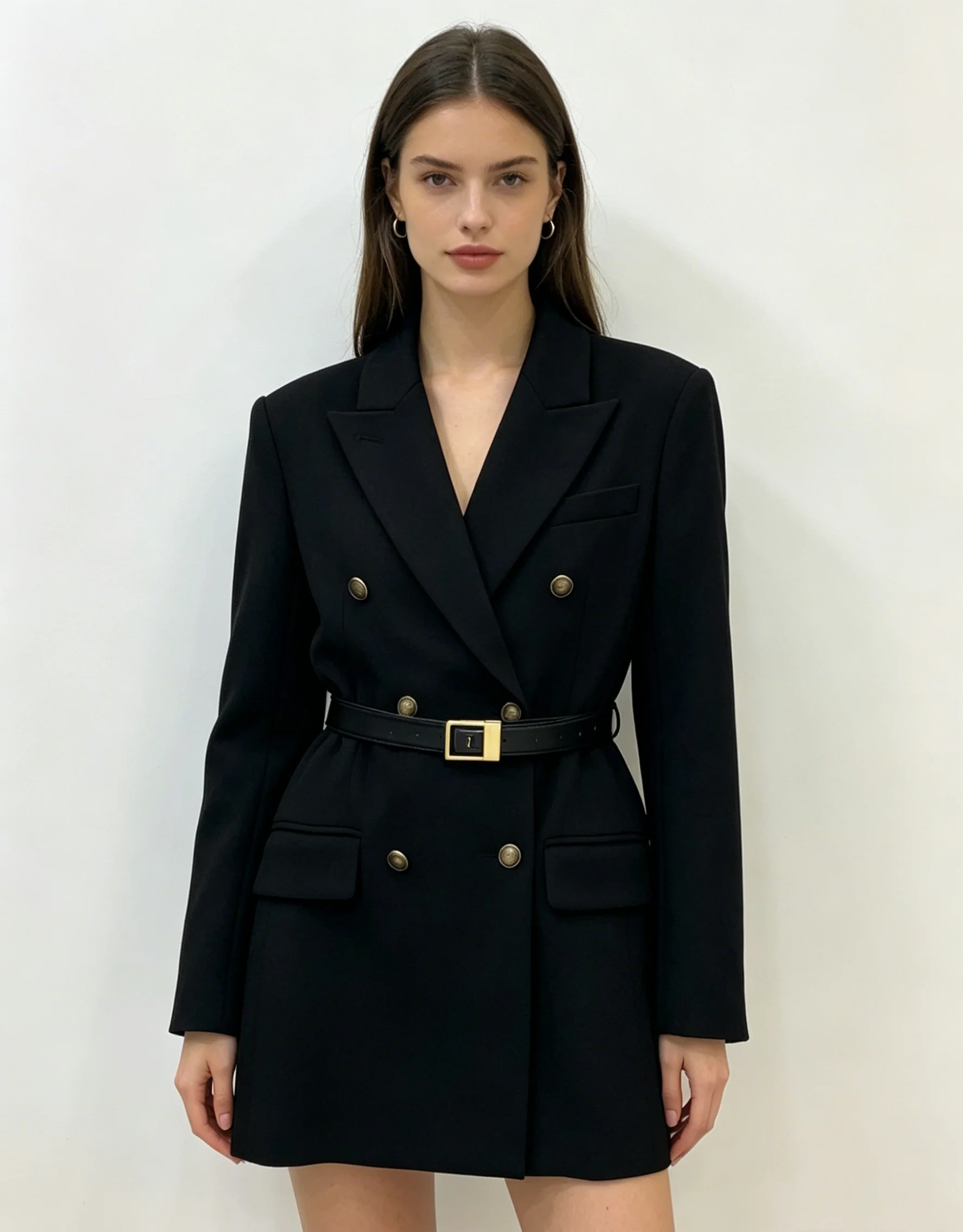 2026SS Spring/Summer Women's Double-Police Buttoned Flap Pockets Elegant and Versatile Wool Blazer + Belt Included LH075
2026SS Spring/Summer Women's Double-Police Buttoned Flap Pockets Elegant and Versatile Wool Blazer + Belt Included LH075
