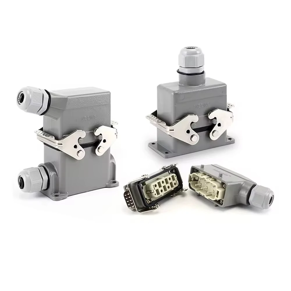 ZHQCN Heavy Duty Connectors IP65 Waterproof HSB Aviation Industry Plug And Socket 35A Rectangle Electrical Wire Connector
ZHQCN Heavy Duty Connectors IP65 Waterproof HSB Aviation Industry Plug And Socket 35A Rectangle Electrical Wire Connector