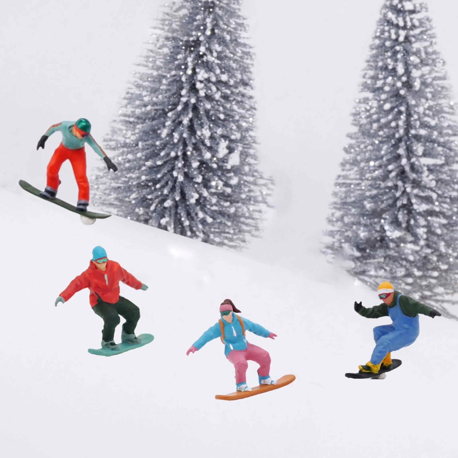 1/64 Scale Ski Figure 4Pcs Miniature Skier Model Sets Realistic Sand Table Ornament Skiing Figurine for Model Trains Railway
1/64 Scale Ski Figure 4Pcs Miniature Skier Model Sets Realistic Sand Table Ornament Skiing Figurine for Model Trains Railway