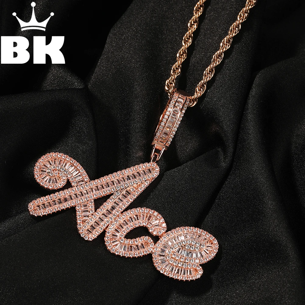 Цепочка BLINGKING с кубическим цирконием женская, ожерелье с кулоном и надписью на заказ, теннисная цепь в виде багета, милый персонализированный подарок для девушки
Цепочка BLINGKING с кубическим цирконием женская, ожерелье с кулоном и надписью на заказ, теннисная цепь в виде багета, милый персонализированный подарок для девушки