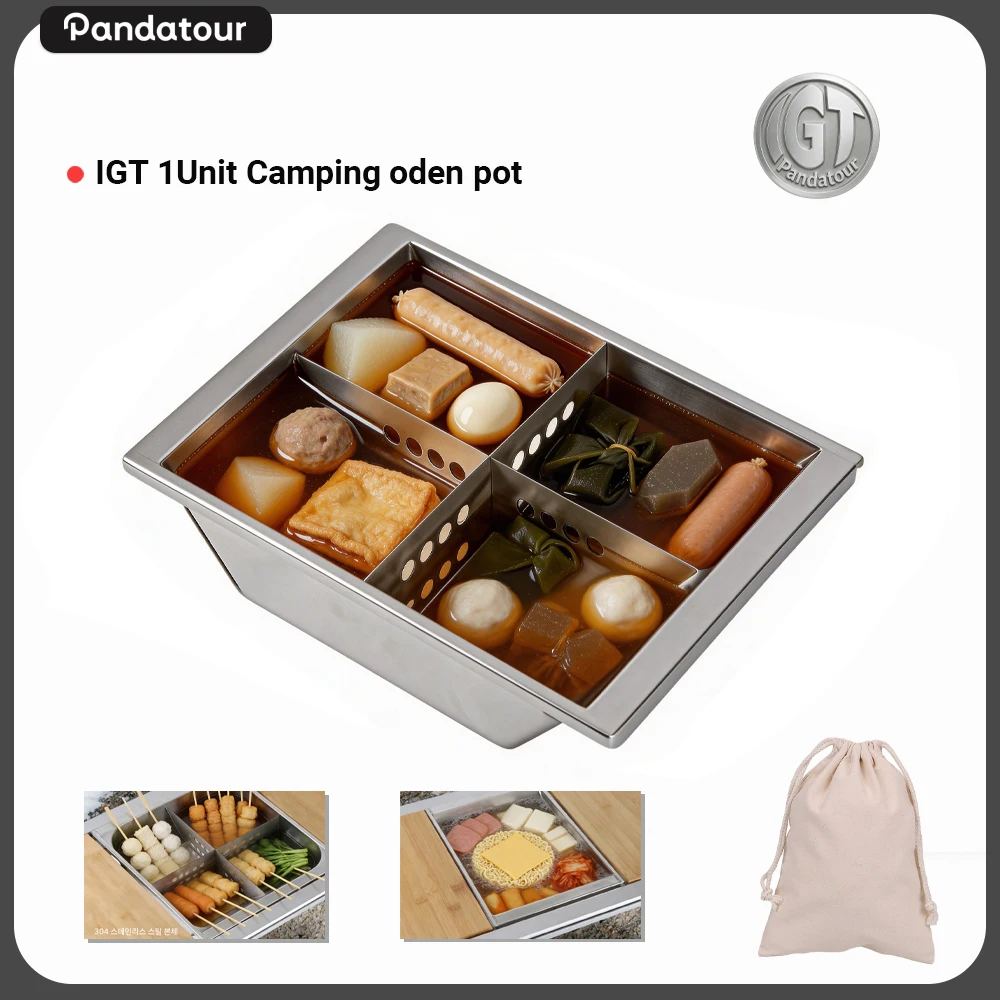 Pandatour IGT 1Unit Doner kettle 304 Stainless Steel Four-Compartment Design Prevents Cross-Flavor Contamination Meatball Pot
Pandatour IGT 1Unit Doner kettle 304 Stainless Steel Four-Compartment Design Prevents Cross-Flavor Contamination Meatball Pot