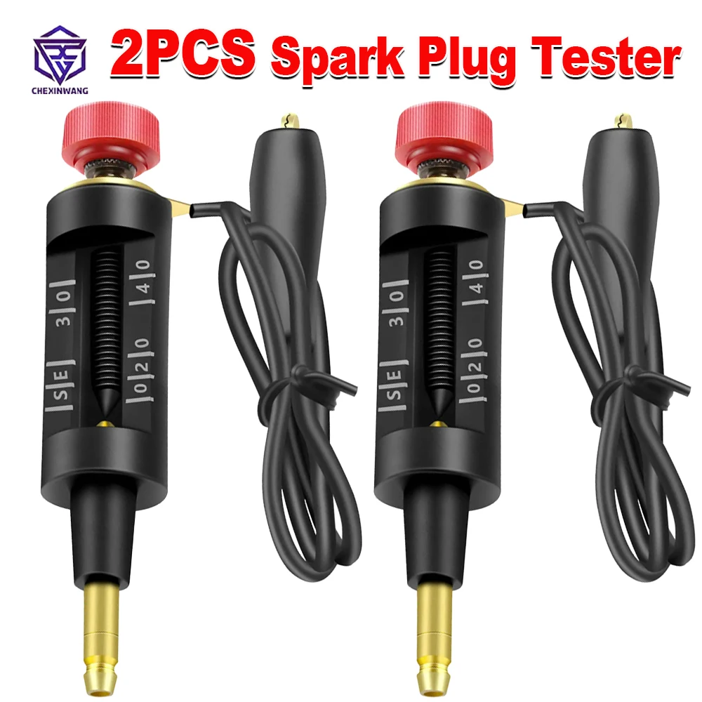 2PCS Spark Plug Tester Adjustable Ignition Coil Diagnostic Tool for Cars Motorcycles Engines Testing Ignition Spark Test Tool
2PCS Spark Plug Tester Adjustable Ignition Coil Diagnostic Tool for Cars Motorcycles Engines Testing Ignition Spark Test Tool