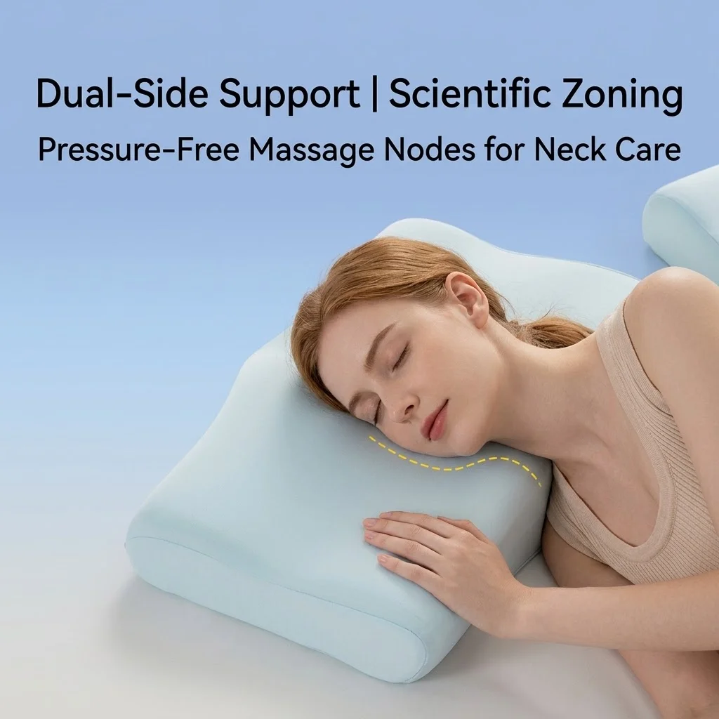 Эргономичная подушка из пены с эффектом памяти, двусторонняя, с контурной поддержкой для шеи и плеч, охлаждающая, из ткани, приятной для кожи, для улучшения сна
Эргономичная подушка из пены с эффектом памяти, двусторонняя, с контурной поддержкой для шеи и плеч, охлаждающая, из ткани, приятной для кожи, для улучшения сна