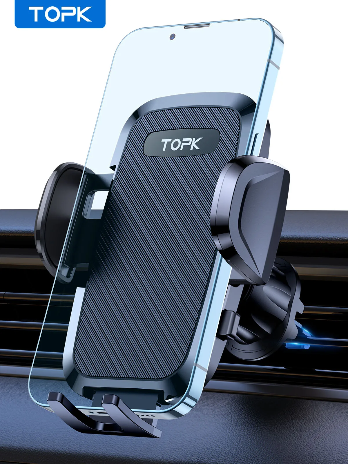 TOPK D36-G Universal Car Phone Holder Air Vent Hook Mount Cell Phone Stand For iPhone 14 ProMax Xiaomi Huawei Samsung Smartphone
TOPK D36-G Universal Car Phone Holder Air Vent Hook Mount Cell Phone Stand For iPhone 14 ProMax Xiaomi Huawei Samsung Smartphone