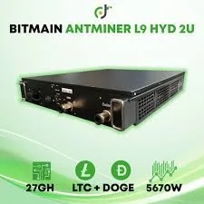 Купите 2, получите 1 бесплатно НОВЫЙ Bitmain Antminer L9 Hyd 2U 27GH/S 5670W LTC DOGE MINER
Купите 2, получите 1 бесплатно НОВЫЙ Bitmain Antminer L9 Hyd 2U 27GH/S 5670W LTC DOGE MINER