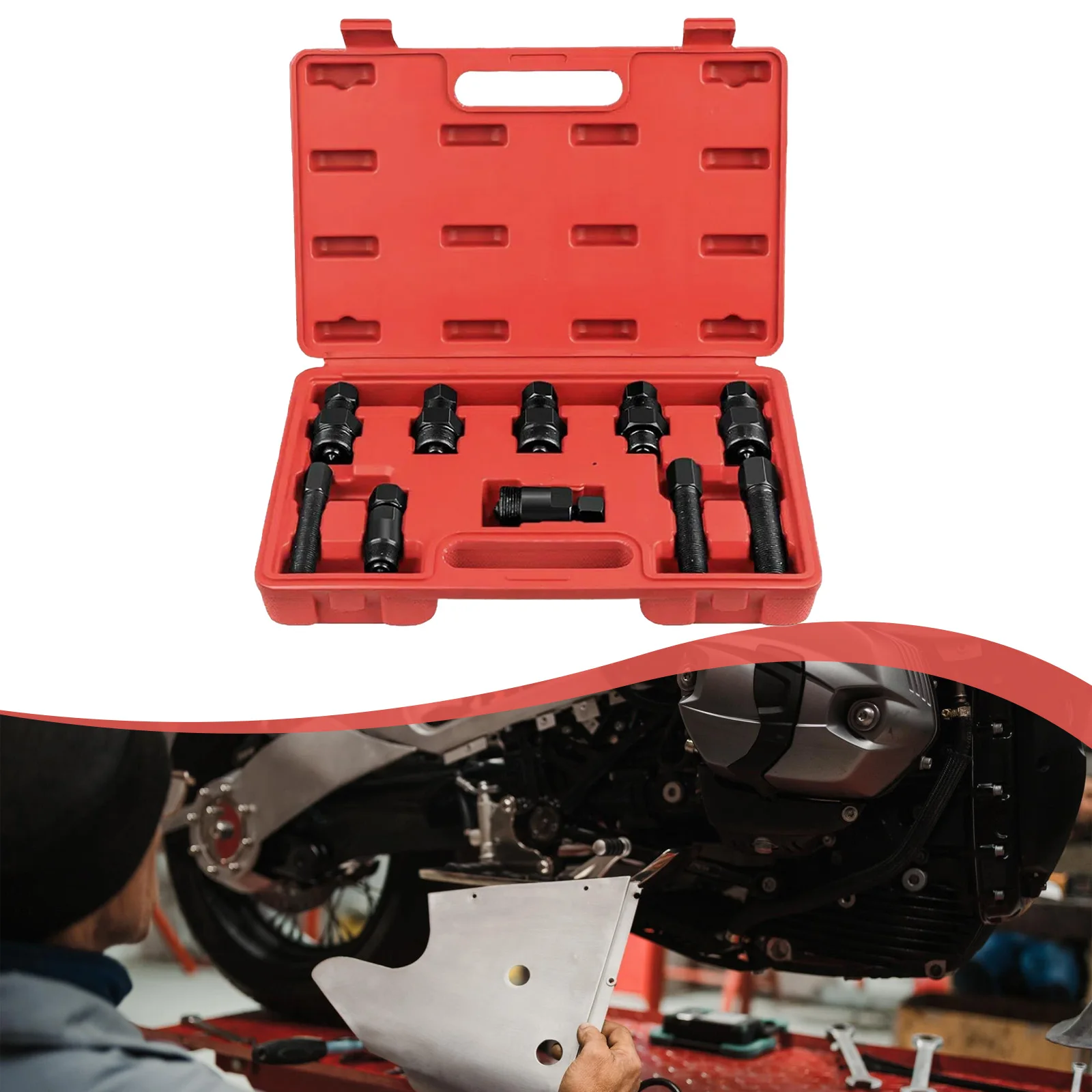 1Set Motorcycle Fly Wheel Puller Set Heavy Duty Replacement Accessory Accessories with Storage for Motorcycle Automotive Repair
1Set Motorcycle Fly Wheel Puller Set Heavy Duty Replacement Accessory Accessories with Storage for Motorcycle Automotive Repair