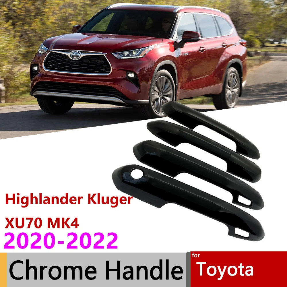 For Toyota Highlander Kluger XU70 MK4 2020 2021 2022 Gloss Black Auto Door Handle Cover Car Exterior Styling Accessories Sticker
For Toyota Highlander Kluger XU70 MK4 2020 2021 2022 Gloss Black Auto Door Handle Cover Car Exterior Styling Accessories Sticker