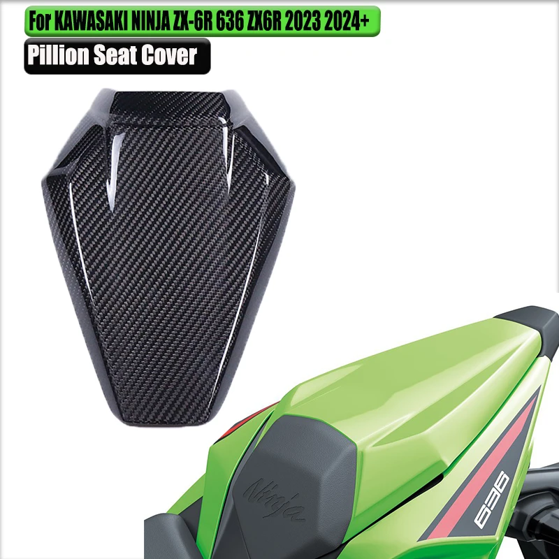 For KAWASAKI NINJAZX-6R 636 ZX6R 2024 2025+ 3K Pure Carbon Fiber Pillion Seat Cover Fairing Modified Motorcycle Accessories
For KAWASAKI NINJAZX-6R 636 ZX6R 2024 2025+ 3K Pure Carbon Fiber Pillion Seat Cover Fairing Modified Motorcycle Accessories