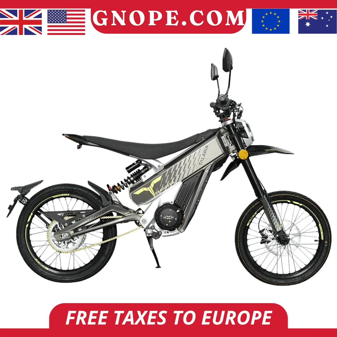 2025 TALARIA Sting XXX Electric Dirt Bike 60v 6500W Middrive Ebike 40Ah Road Legal Surron Off Road Electric Motorcycle
2025 TALARIA Sting XXX Electric Dirt Bike 60v 6500W Middrive Ebike 40Ah Road Legal Surron Off Road Electric Motorcycle