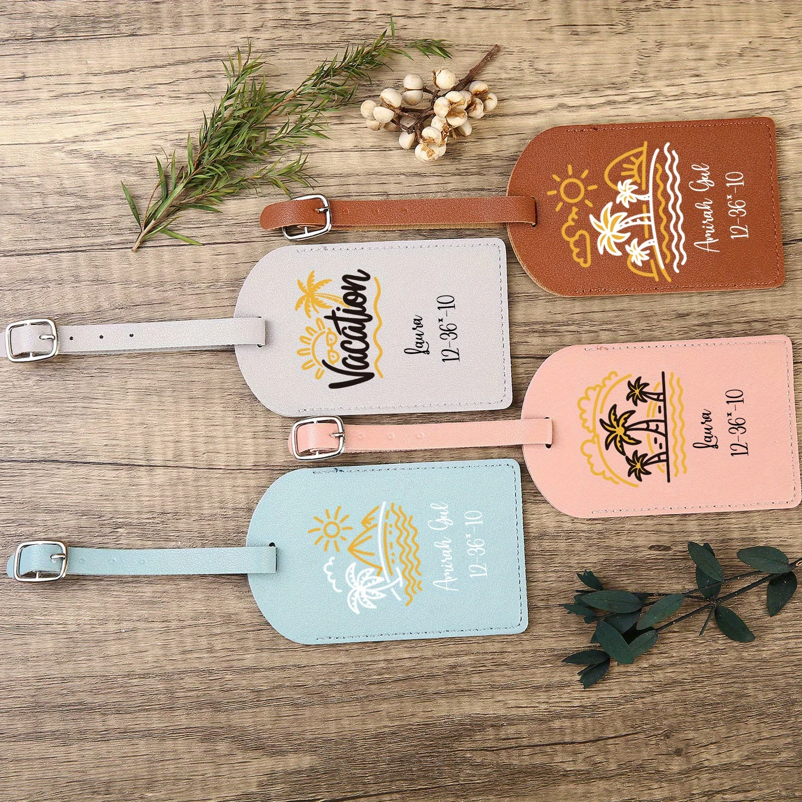 Custom Personalized Faux Leather Luggage Tag -Unique Travel Gift for Weddings,Couples,Event Place Cards & Gift Tags
Custom Personalized Faux Leather Luggage Tag -Unique Travel Gift for Weddings,Couples,Event Place Cards & Gift Tags
