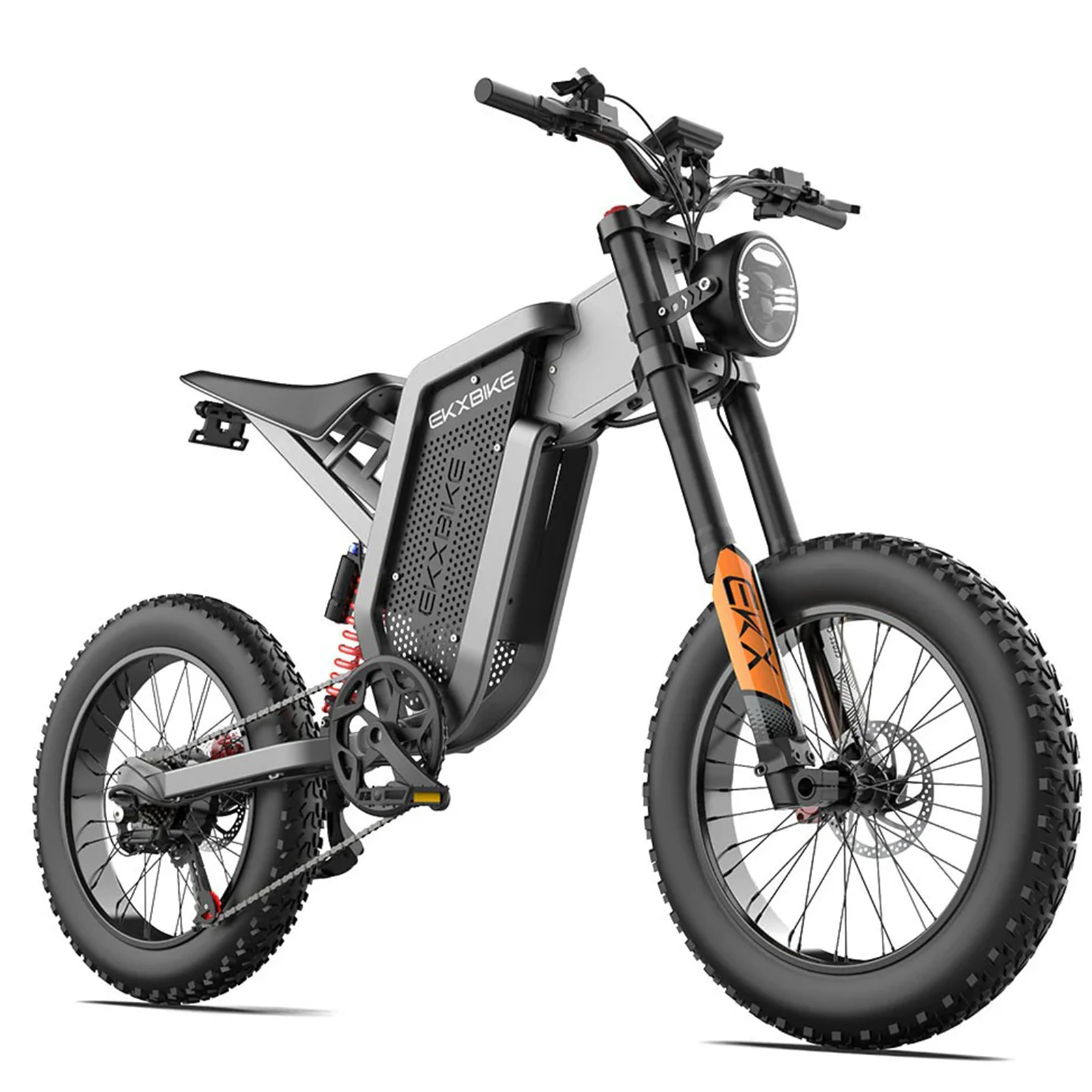 Adults Electric Bike EKX X21 2000W 48V35AH 55km/h Snow Electric Motorcycles 20“*4.0 Off Road Tyre Mountain Ebike
Adults Electric Bike EKX X21 2000W 48V35AH 55km/h Snow Electric Motorcycles 20“*4.0 Off Road Tyre Mountain Ebike