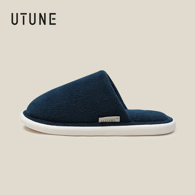 UTUNE Winter Warm Men's Slippers Indoor Anti-slip Soft Sole Plush Slide Simple Couples' Autumn and Winter Home Shoes
UTUNE Winter Warm Men's Slippers Indoor Anti-slip Soft Sole Plush Slide Simple Couples' Autumn and Winter Home Shoes