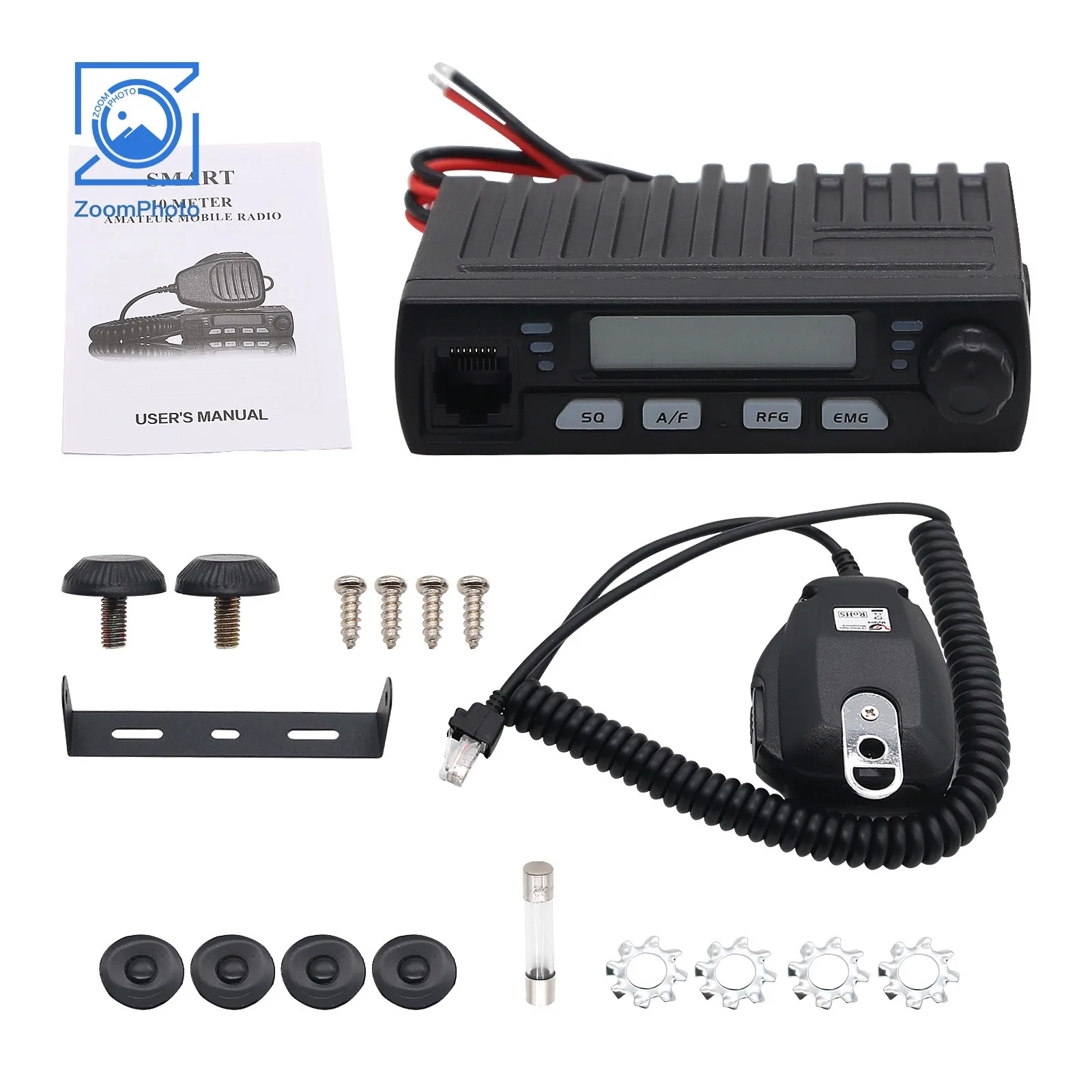 Mini Car Mobile Radio 10M Car Walkie Talkie AM/FM Amateur Mobile Radio LCD Screen F30-5
Mini Car Mobile Radio 10M Car Walkie Talkie AM/FM Amateur Mobile Radio LCD Screen F30-5