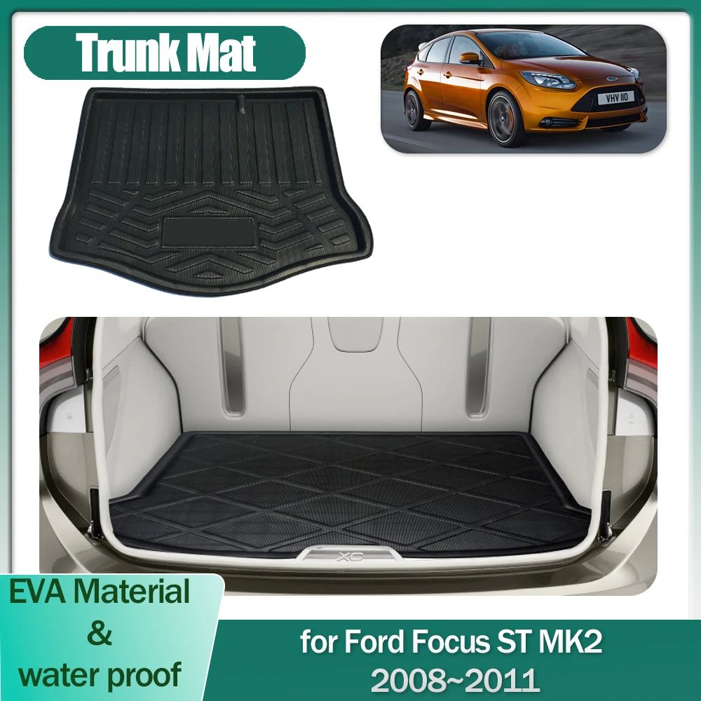 Коврик в багажник автомобиля для Ford Focus ST MK2 2008 ~ 2011 2009, подкладка для багажника, напольный ковер, водонепроницаемый чехол, лоток, часть аксессуаров
Коврик в багажник автомобиля для Ford Focus ST MK2 2008 ~ 2011 2009, подкладка для багажника, напольный ковер, водонепроницаемый чехол, лоток, часть аксессуаров