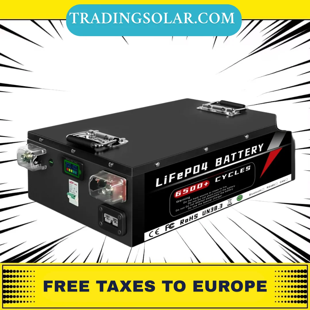New 48V 50Ah 100Ah 200Ah LiFePO4 Battery Bluetooth BMS Grade A Lithium Iron Phosphate For Inverter Solar Golf Car RV Boat No Tax
New 48V 50Ah 100Ah 200Ah LiFePO4 Battery Bluetooth BMS Grade A Lithium Iron Phosphate For Inverter Solar Golf Car RV Boat No Tax
