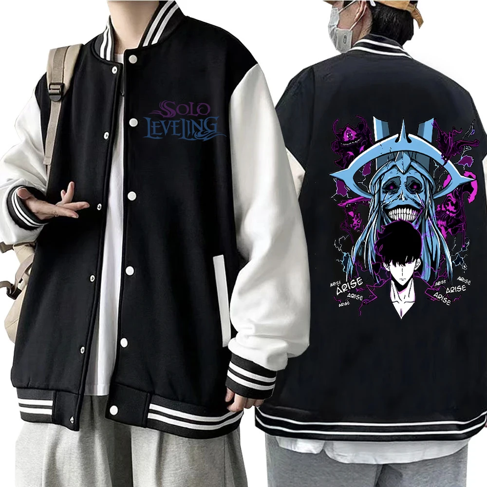Solo Leveling Merch Hoodie Baseball Uniform Jacket Women Men Baseball Jacket Hoodie Tops
Solo Leveling Merch Hoodie Baseball Uniform Jacket Women Men Baseball Jacket Hoodie Tops