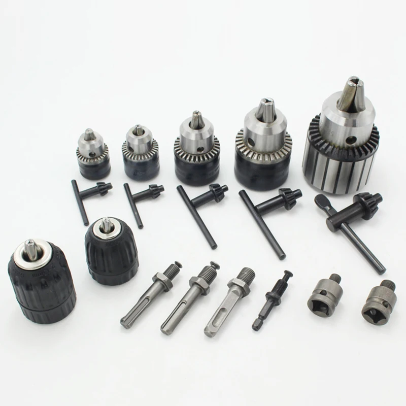 1Pcs Manual/Auto Drill Chuck 6.5mm-20mm Multiple Models Round Square Hex Shank 10-16mm Key Hammer Accessories Impact Drill Bits
1Pcs Manual/Auto Drill Chuck 6.5mm-20mm Multiple Models Round Square Hex Shank 10-16mm Key Hammer Accessories Impact Drill Bits