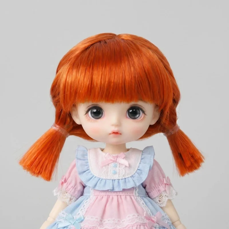 Cute Short Low Twin-tails BJD Wigs For 1/8 1/6 1/4 1/3 OB11 YOSD MSD SD Blythe Hair Wholesale Cheap Doll Accessories Two Styles
Cute Short Low Twin-tails BJD Wigs For 1/8 1/6 1/4 1/3 OB11 YOSD MSD SD Blythe Hair Wholesale Cheap Doll Accessories Two Styles