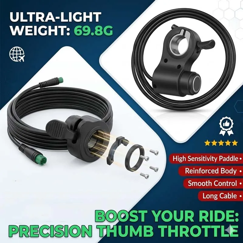 Replacement Throttle Accelerator Original Electric Lock Handlebar Accessory for Kukirin G2 Pro G2 Max G3 Pro Scooter
Replacement Throttle Accelerator Original Electric Lock Handlebar Accessory for Kukirin G2 Pro G2 Max G3 Pro Scooter