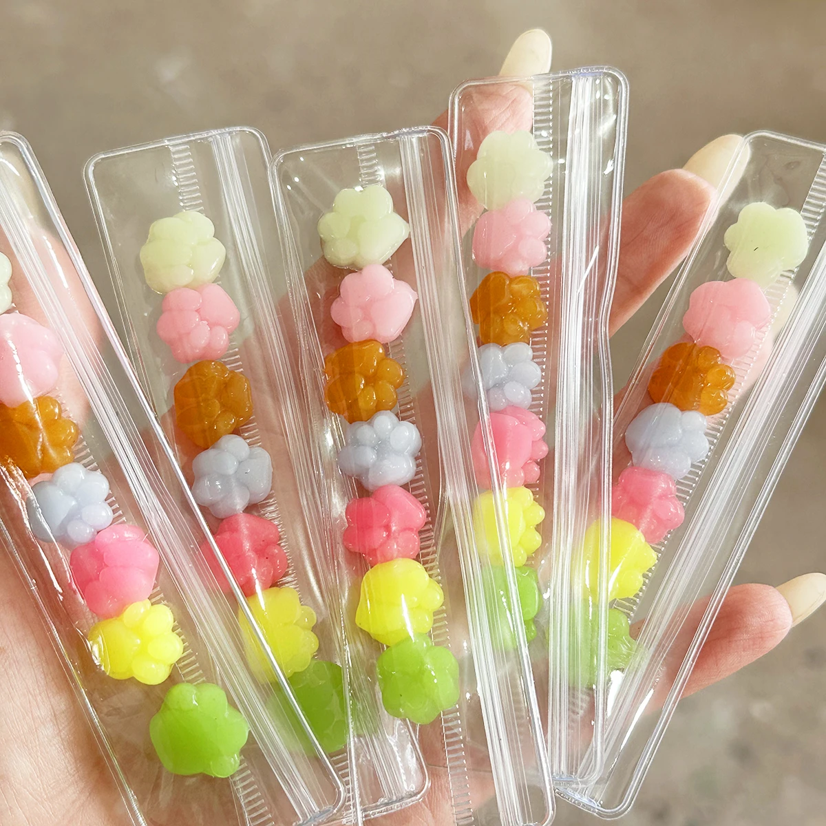 Mini seven mini cat paw strips, restless toy, TPR thermoplastic polyester material, Taba toy, Taba, slow stress relief toy to re
Mini seven mini cat paw strips, restless toy, TPR thermoplastic polyester material, Taba toy, Taba, slow stress relief toy to re