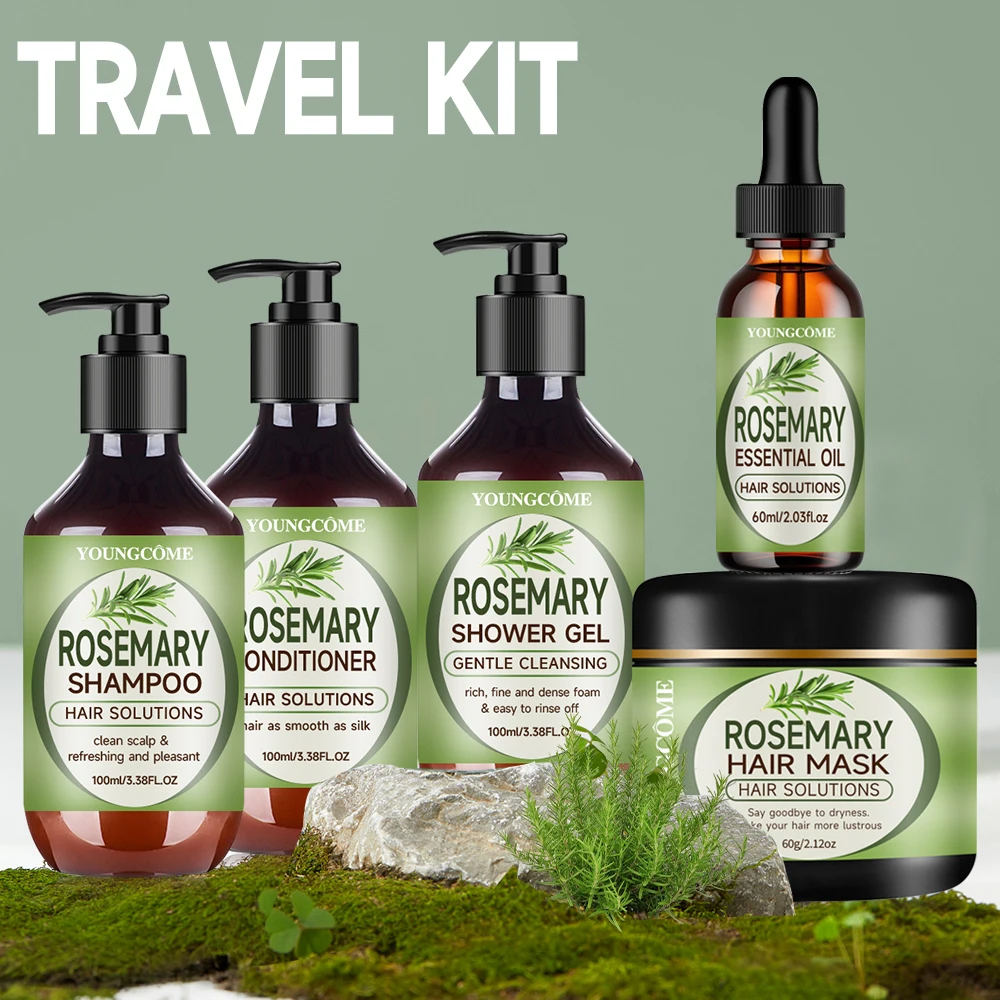 Rosemary Hair Care 5pcs Set Nourishing Strengthens Roots Repair Anti Drying Hair Moisturizer Vitamin E Smoothing Hair Products
Rosemary Hair Care 5pcs Set Nourishing Strengthens Roots Repair Anti Drying Hair Moisturizer Vitamin E Smoothing Hair Products