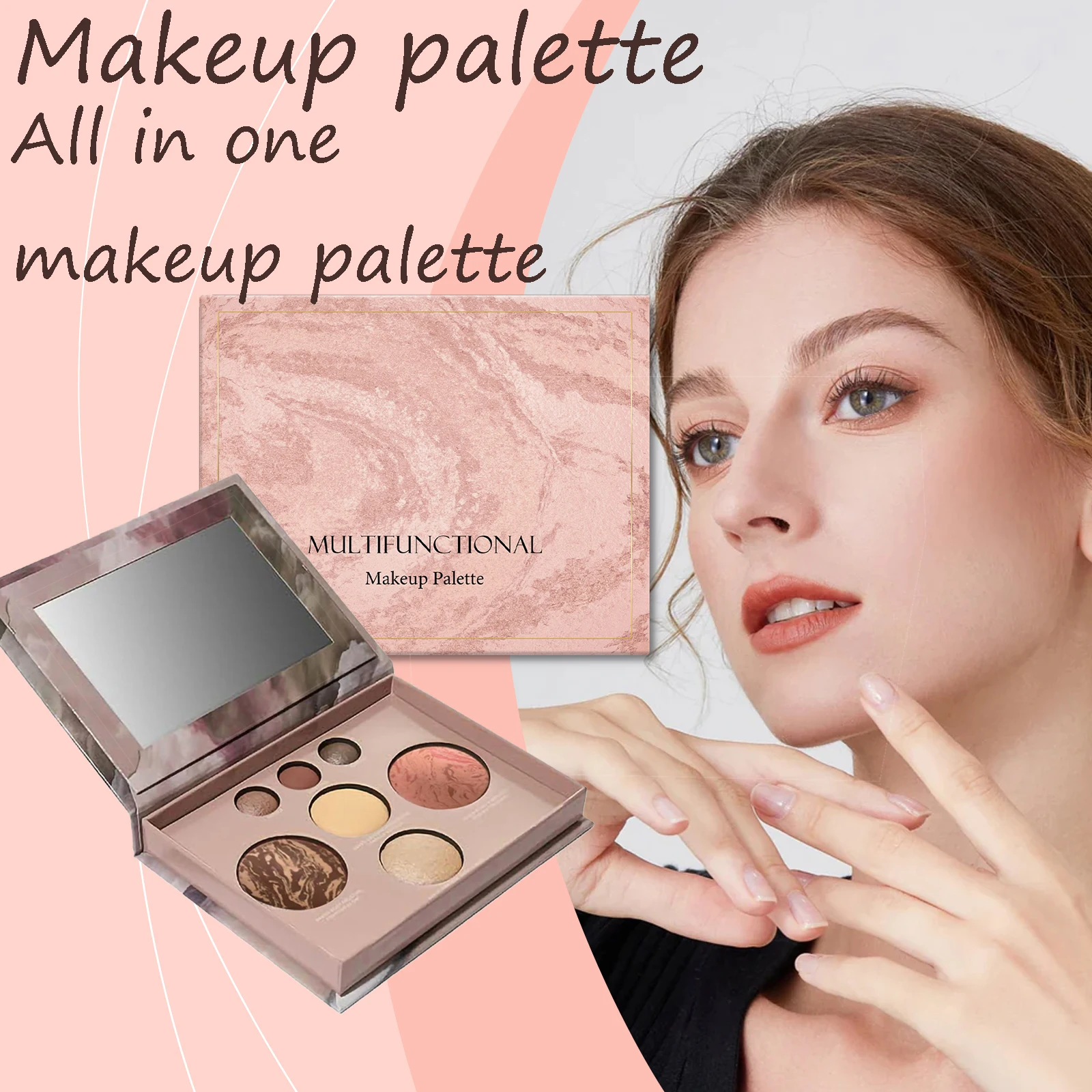 Multifunctional Makeup Palette Highlight Blush Bronzer Matte Glow Shimmer Glitter Lasting Makeup Professional Makeup Palette
Multifunctional Makeup Palette Highlight Blush Bronzer Matte Glow Shimmer Glitter Lasting Makeup Professional Makeup Palette