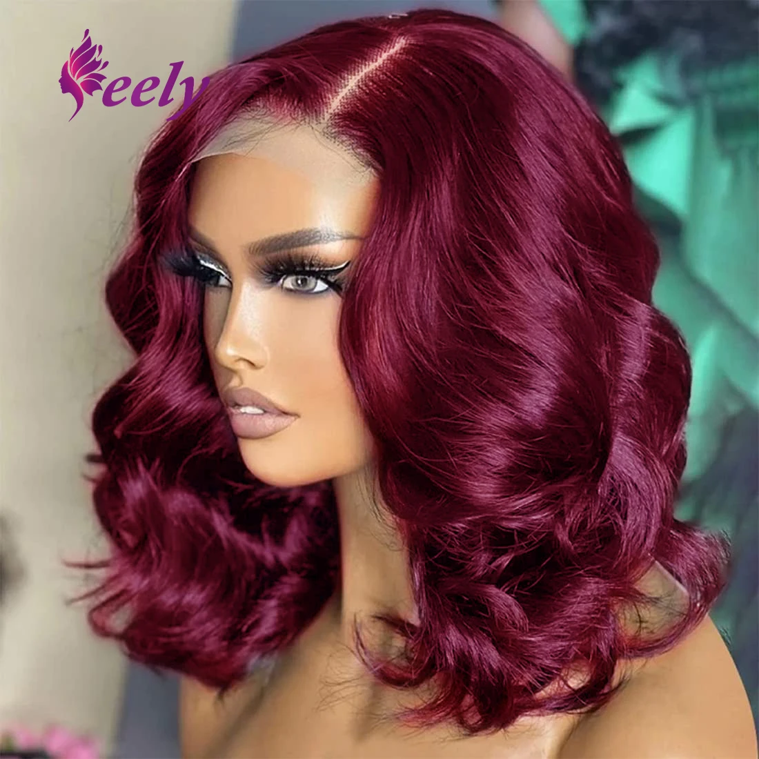 99J Burgundy Loose Body Wave 13×4 Lace Front Bob Wigs Body Wave Human Hair HD Transparent Lace Wigs For Black Women
99J Burgundy Loose Body Wave 13×4 Lace Front Bob Wigs Body Wave Human Hair HD Transparent Lace Wigs For Black Women