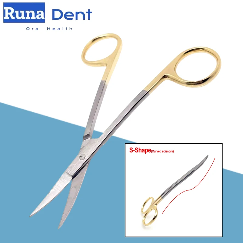 2 шт. Премиальные золотые двойные изогнутые стоматологические ножницы - хирургический инструмент для диссекции, медицинские инструменты для стоматологов
2 шт. Премиальные золотые двойные изогнутые стоматологические ножницы - хирургический инструмент для диссекции, медицинские инструменты для стоматологов