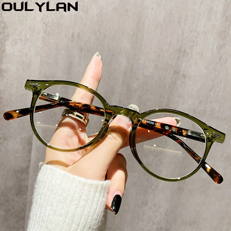Oulylan Round Glasses Frame Women Men Fashion Anti Blue Light Eyeglasses Frames Vintage Optical Computer Decoration Spectacles
Oulylan Round Glasses Frame Women Men Fashion Anti Blue Light Eyeglasses Frames Vintage Optical Computer Decoration Spectacles