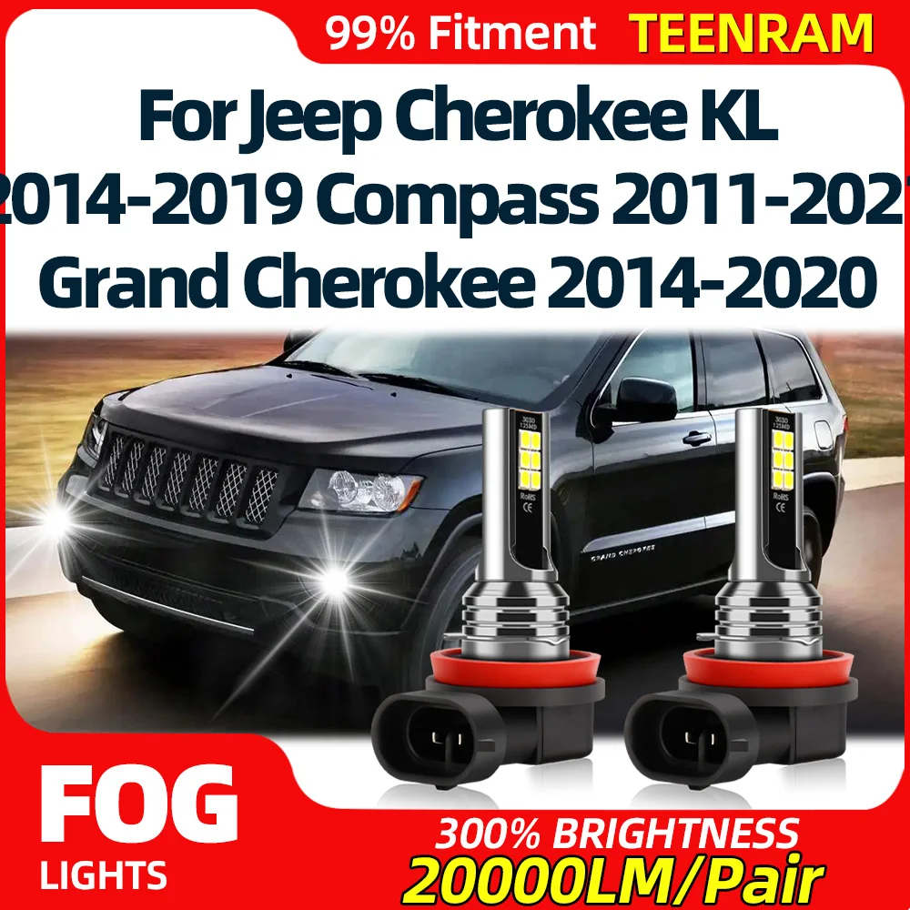 60W High Power LED Fog Lamp 6000K Car Fog Light 12V For Jeep Cherokee KL 2014-2019 Compass 2011-2021 Grand Cherokee 2014-2020
60W High Power LED Fog Lamp 6000K Car Fog Light 12V For Jeep Cherokee KL 2014-2019 Compass 2011-2021 Grand Cherokee 2014-2020