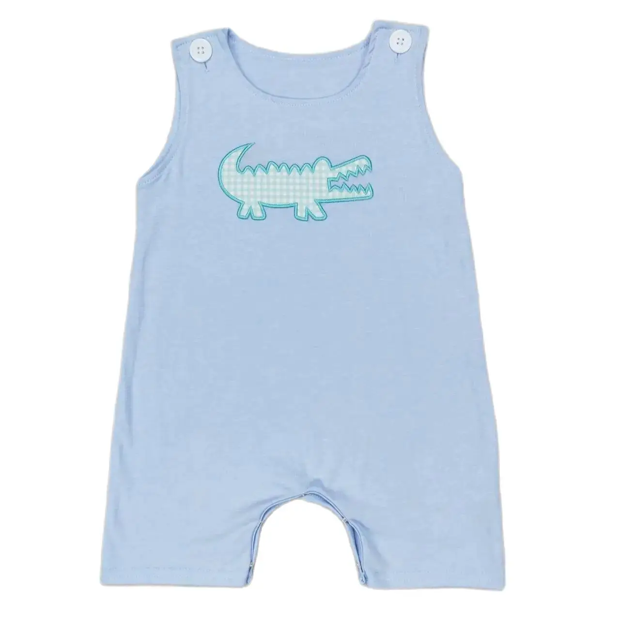 SR1625 Fashionable Baby Boy Clothes Sleeves Top Embroidery Plaid Alligator Blue Print With Vest Jumpsuit Children Clothes
SR1625 Fashionable Baby Boy Clothes Sleeves Top Embroidery Plaid Alligator Blue Print With Vest Jumpsuit Children Clothes