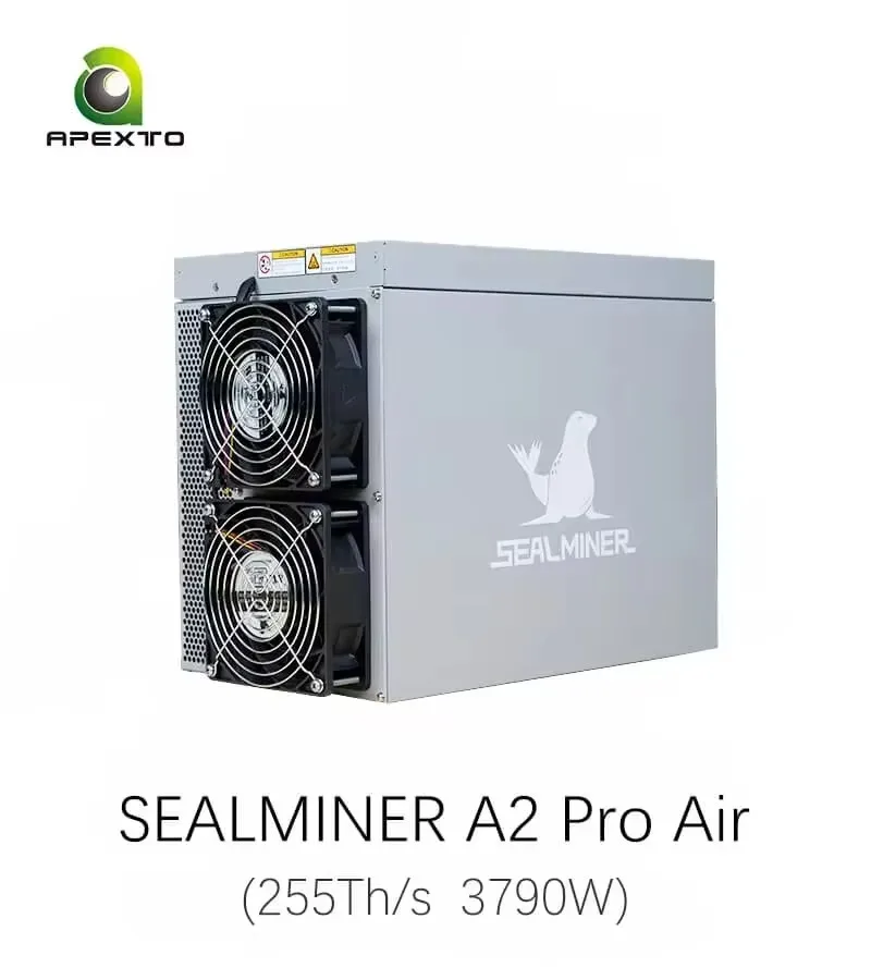 FAST SELLING Bitdeer SealMiner A2 Pro Air 255TH/S 3790W Bitcoin Miner
FAST SELLING Bitdeer SealMiner A2 Pro Air 255TH/S 3790W Bitcoin Miner