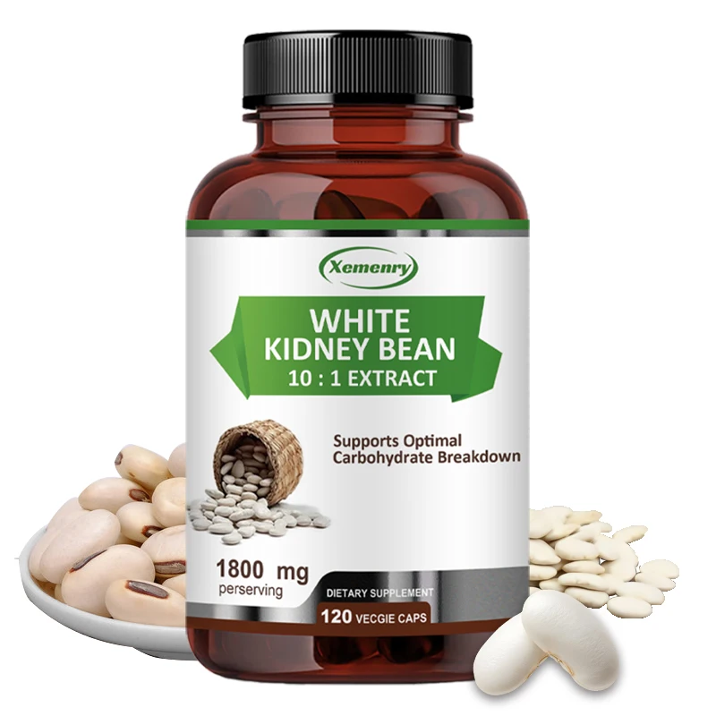 White Kidney Beans Capsules - Energy Production, Appetite Control, Elimination of Excess Fat, Improved Digestion - 120 Capsules
White Kidney Beans Capsules - Energy Production, Appetite Control, Elimination of Excess Fat, Improved Digestion - 120 Capsules