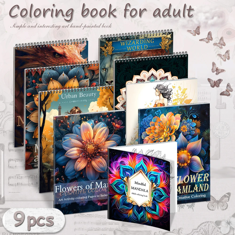 New characters and mandala themed 9 bound coloring books, riding spikes and YO rings are the perfect choice for gifts.
New characters and mandala themed 9 bound coloring books, riding spikes and YO rings are the perfect choice for gifts.