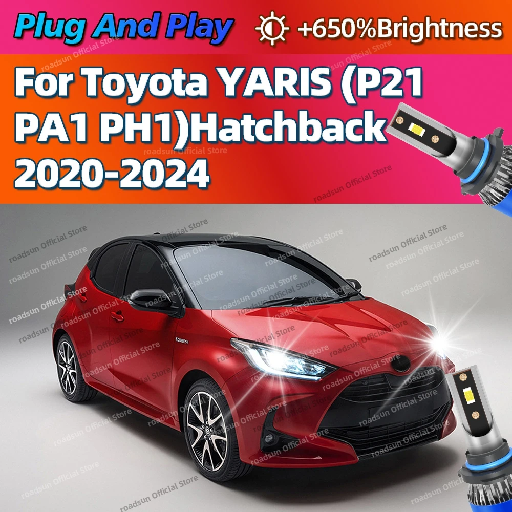 2Pcs Led Car Headlight Bulbs 160W Hir2 6000K Light with Cooling Fan For Toyota YARIS P21 PA1 PH1 Hatchback 2020 2021 2022 2023
2Pcs Led Car Headlight Bulbs 160W Hir2 6000K Light with Cooling Fan For Toyota YARIS P21 PA1 PH1 Hatchback 2020 2021 2022 2023