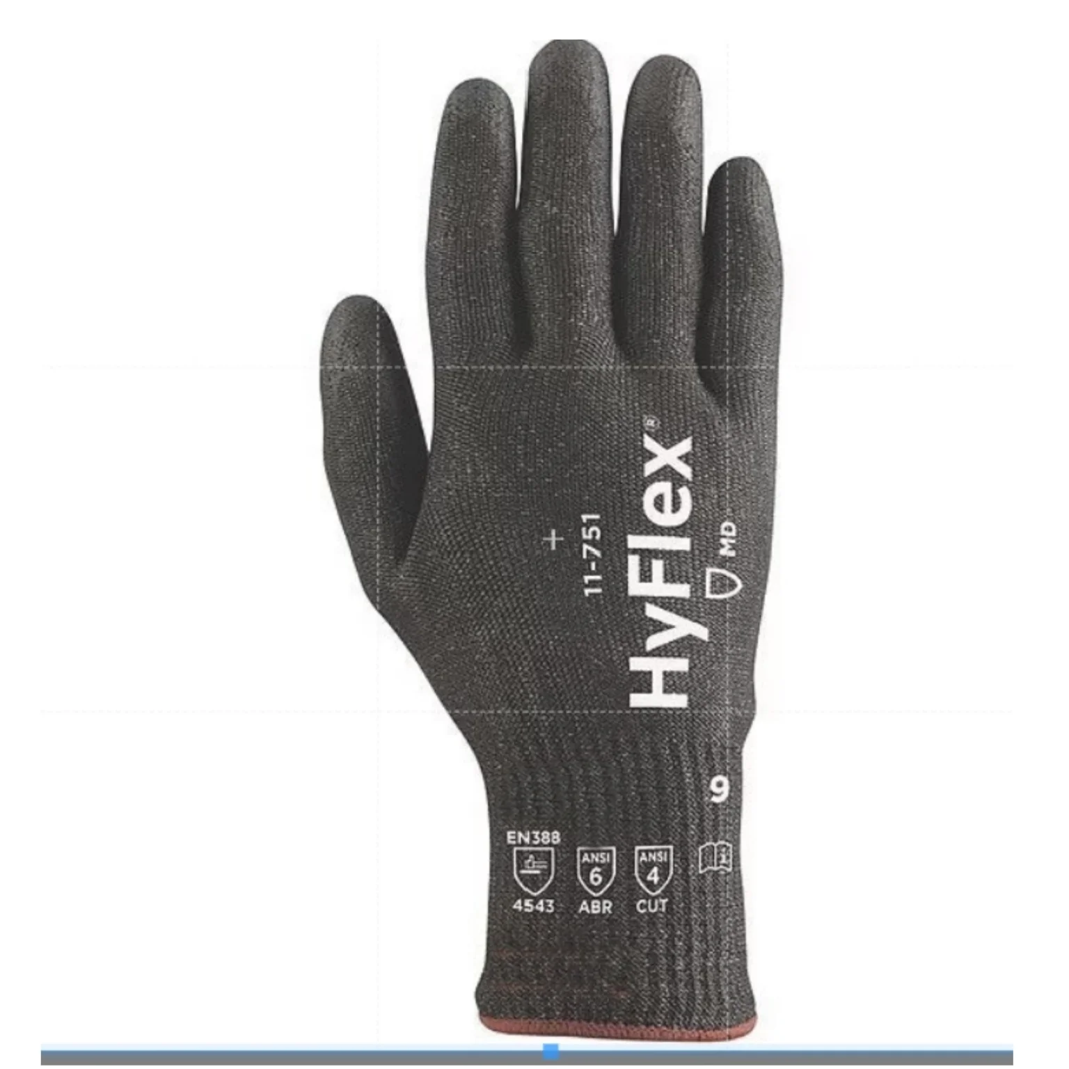 Cut-Resistant Coated Gloves, Cut Level A4, Dipped, Polyurethane, Sandy, XL 1 PR
Cut-Resistant Coated Gloves, Cut Level A4, Dipped, Polyurethane, Sandy, XL 1 PR