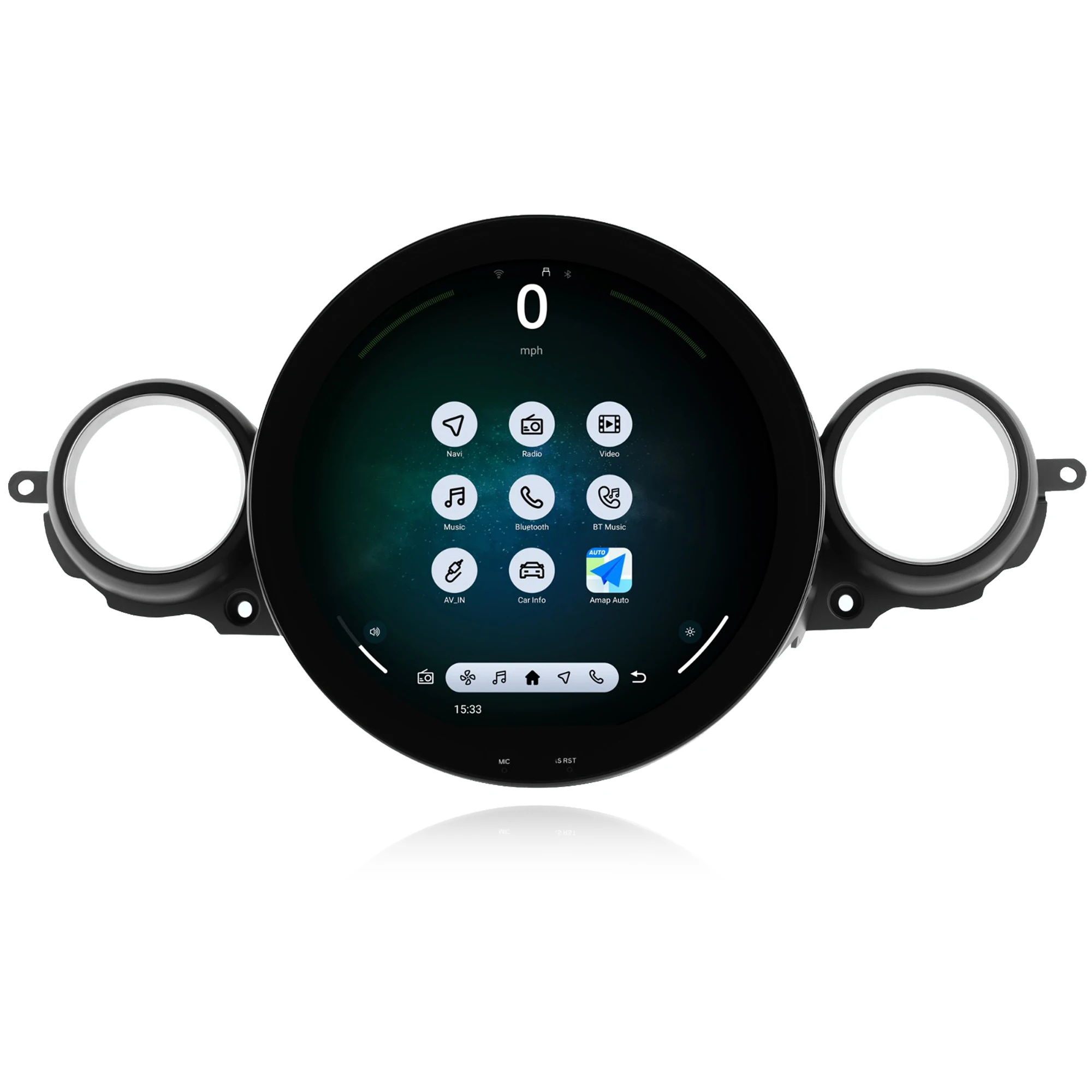 11.7" OLED Android Car Radio for BMW MINI R56 R60 2007–2014, Wireless CarPlay & Android Auto, 4G LTE, WiFi, GPS, FM Dashboard
11.7" OLED Android Car Radio for BMW MINI R56 R60 2007–2014, Wireless CarPlay & Android Auto, 4G LTE, WiFi, GPS, FM Dashboard