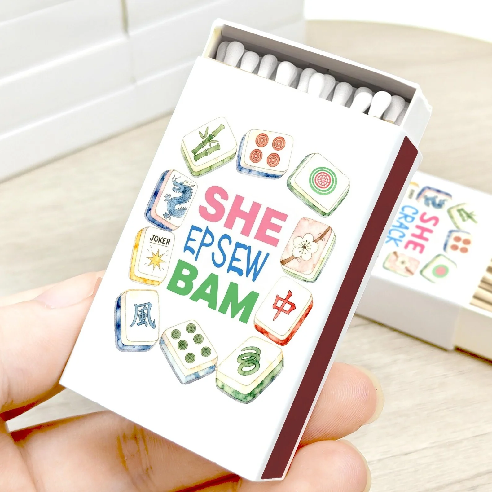 Custom Matchboxes Favor/Custom Mahjong Matchboxes/Funny Mahjong Matchbox Party Favors for Guest
Custom Matchboxes Favor/Custom Mahjong Matchboxes/Funny Mahjong Matchbox Party Favors for Guest