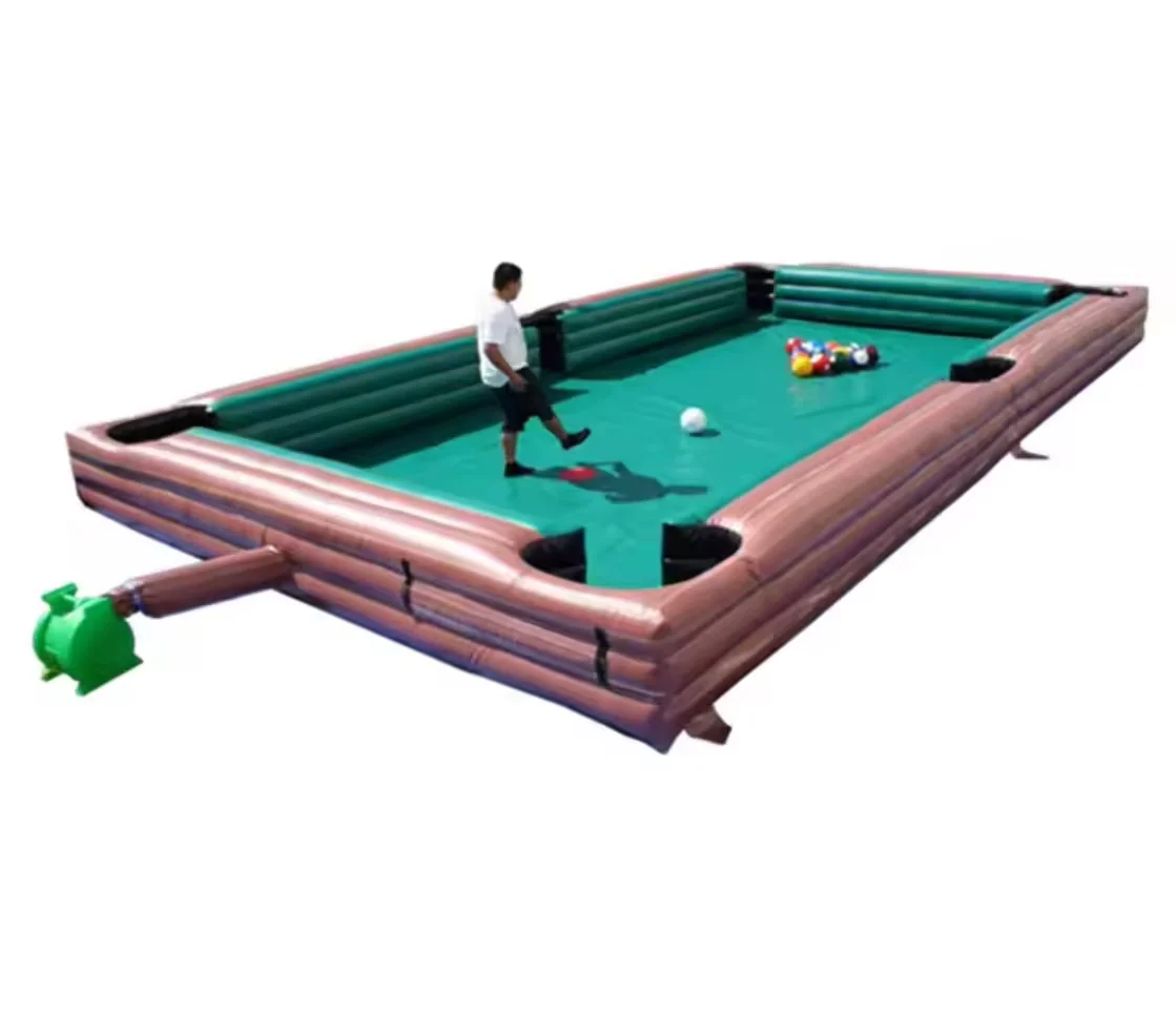 Stock 8*4m Inflatable Pool Ball Table Snooker Soccer Games Play Inflatable Football Snooker Pool Table Sport Game For Party
Stock 8*4m Inflatable Pool Ball Table Snooker Soccer Games Play Inflatable Football Snooker Pool Table Sport Game For Party