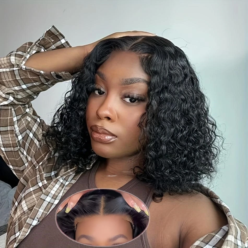 Glueless Preplucked Human Wigs Ready To Go Deep Wave Curly Wigs Pre Cut Lace Frontal Wig 4X4 5X5 Closure Wigs 100% Human Hair
Glueless Preplucked Human Wigs Ready To Go Deep Wave Curly Wigs Pre Cut Lace Frontal Wig 4X4 5X5 Closure Wigs 100% Human Hair