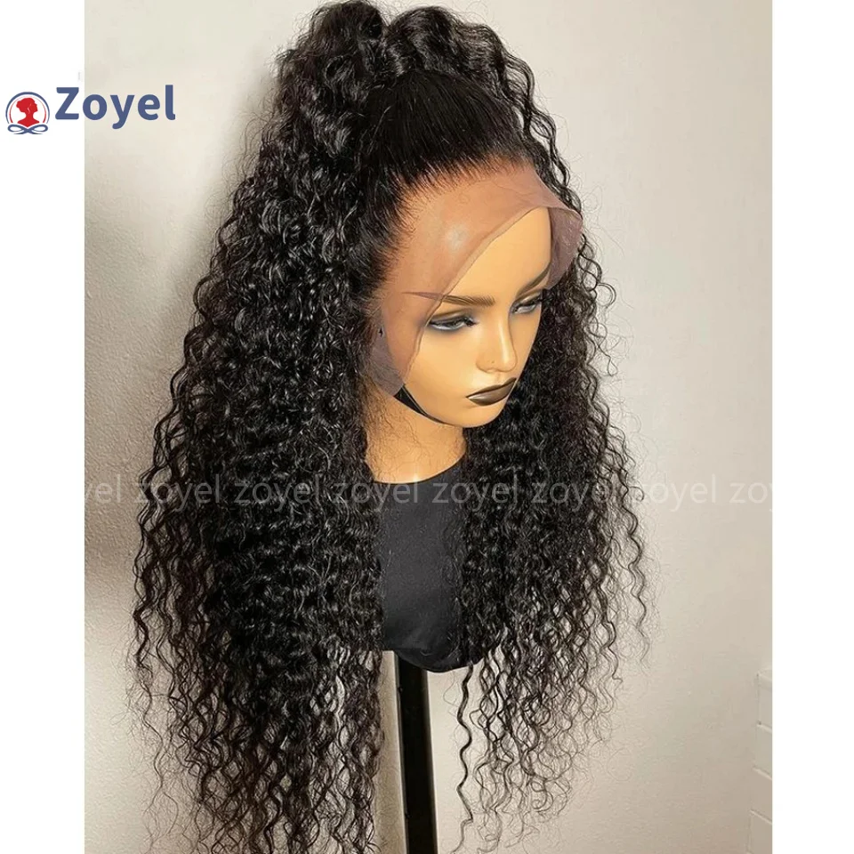 13*4 Soft Glueless 180 Density Curly26 "Long Black Deep Wave Lace Front Wig for Women Babyhair Preplucked Daily Synthetic Wigs
13*4 Soft Glueless 180 Density Curly26 "Long Black Deep Wave Lace Front Wig for Women Babyhair Preplucked Daily Synthetic Wigs
