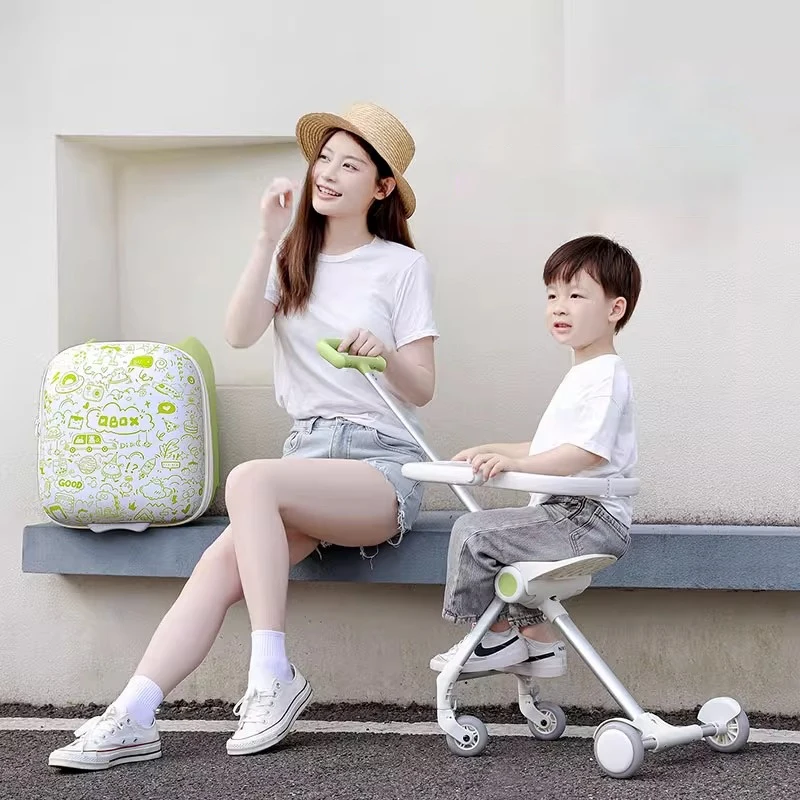 Baby Girl Luggage Children Can Sit Ride Boarding Trolley Case with Brake and Guardrail Expansion 2 in 1 Disassembly Suitcase
Baby Girl Luggage Children Can Sit Ride Boarding Trolley Case with Brake and Guardrail Expansion 2 in 1 Disassembly Suitcase
