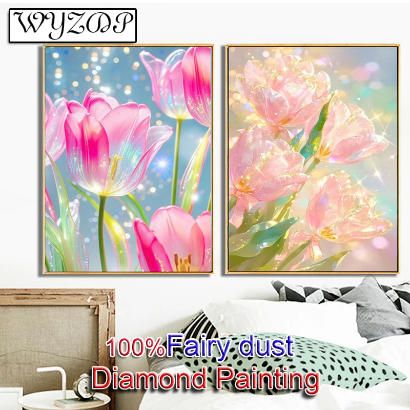 Алмазная вышивка Crystal Tulip 100% Fairy Dust: Цветок, квадратные стразы, настенное искусство, полный набор для творчества, декор из кристаллов
Алмазная вышивка Crystal Tulip 100% Fairy Dust: Цветок, квадратные стразы, настенное искусство, полный набор для творчества, декор из кристаллов