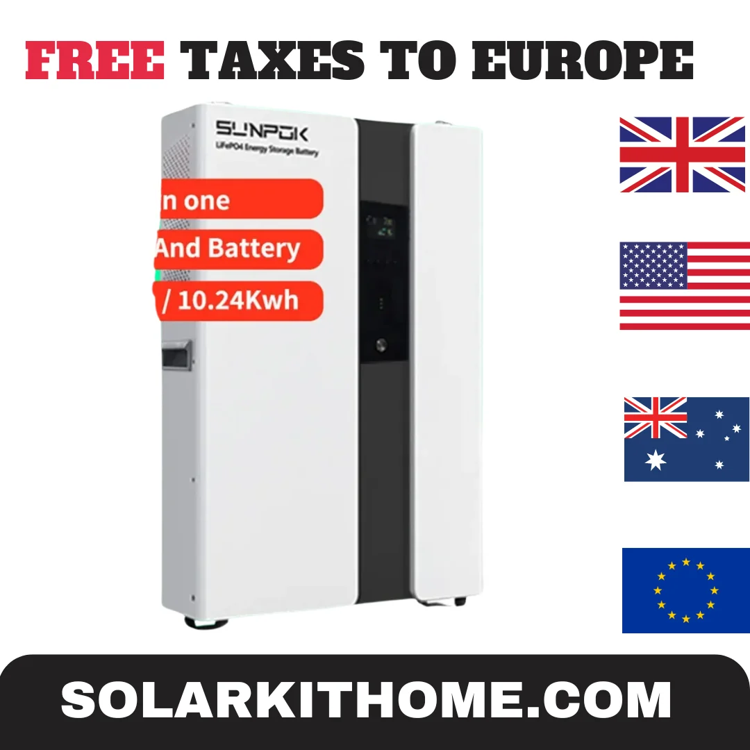 Sunpok 48V 10kwh Powerwall Lifepo4 Lithium Integrated Inverter All Emergency Solar Energy Storage Single Phase 100ah Battery LFP
Sunpok 48V 10kwh Powerwall Lifepo4 Lithium Integrated Inverter All Emergency Solar Energy Storage Single Phase 100ah Battery LFP