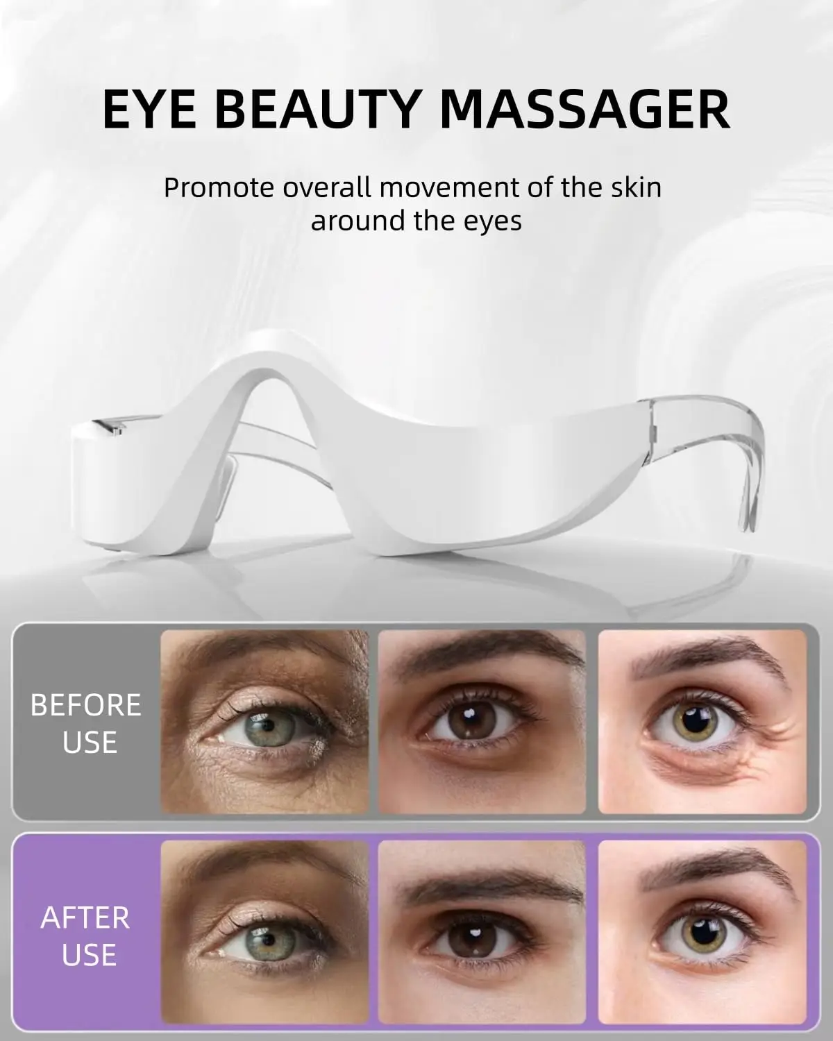 Under Eye Red Light Therapy Device, 4 Modes Red Light Therapy Glasses, Red 650NM Red Light Eye Mask for The Treatment of Eye Bags,Dark Circles, Periorbital Wrinkles and Rhytides
Under Eye Red Light Therapy Device, 4 Modes Red Light Therapy Glasses, Red 650NM Red Light Eye Mask for The Treatment of Eye Bags,Dark Circles, Periorbital Wrinkles and Rhytides