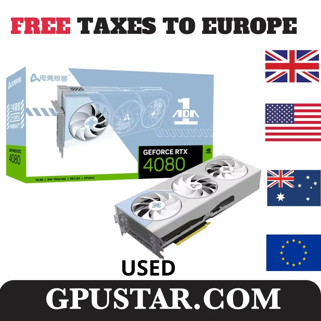 USED AX GAMING RTX 4070 RTX 4080 RTX 4060 TI Graphic Card GDDR6X 256Bit HDMI 2.1 16Pin Gaming GPU Video Cards placa de vídeo
USED AX GAMING RTX 4070 RTX 4080 RTX 4060 TI Graphic Card GDDR6X 256Bit HDMI 2.1 16Pin Gaming GPU Video Cards placa de vídeo
