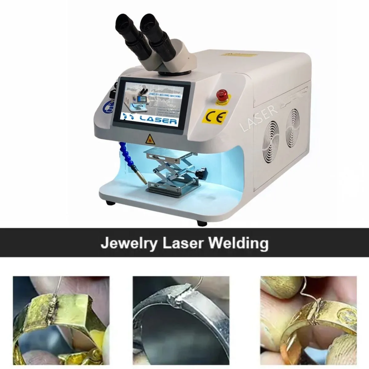 Mini Desktop Soldering YAG Laser Welding Machine for Jewelry Gold Silver Steel Microscope CCD 100W Jewelry Welding Machine
Mini Desktop Soldering YAG Laser Welding Machine for Jewelry Gold Silver Steel Microscope CCD 100W Jewelry Welding Machine